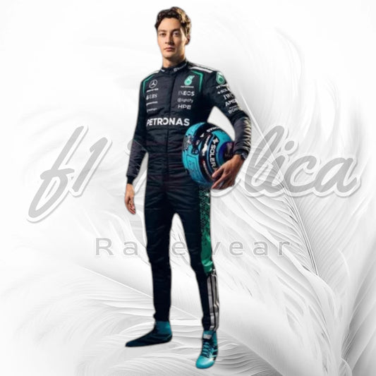 George Russell Mercedes-AMG Petronas F1 Racing Suit Replica 2026