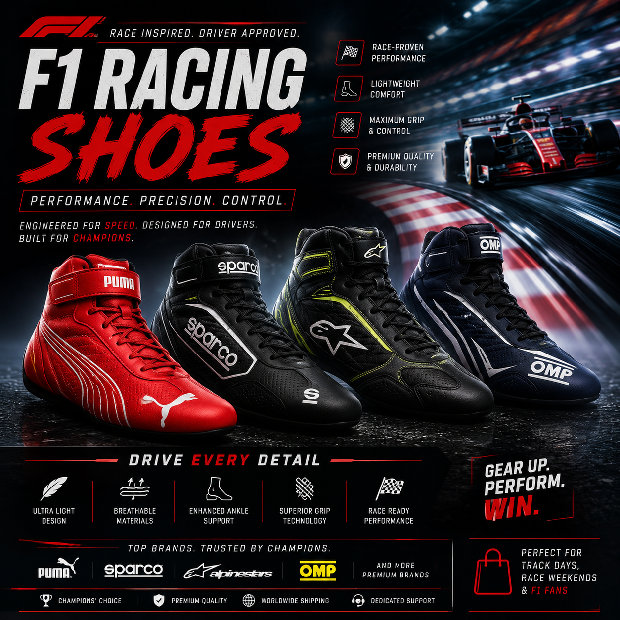 F1 Racing Shoes