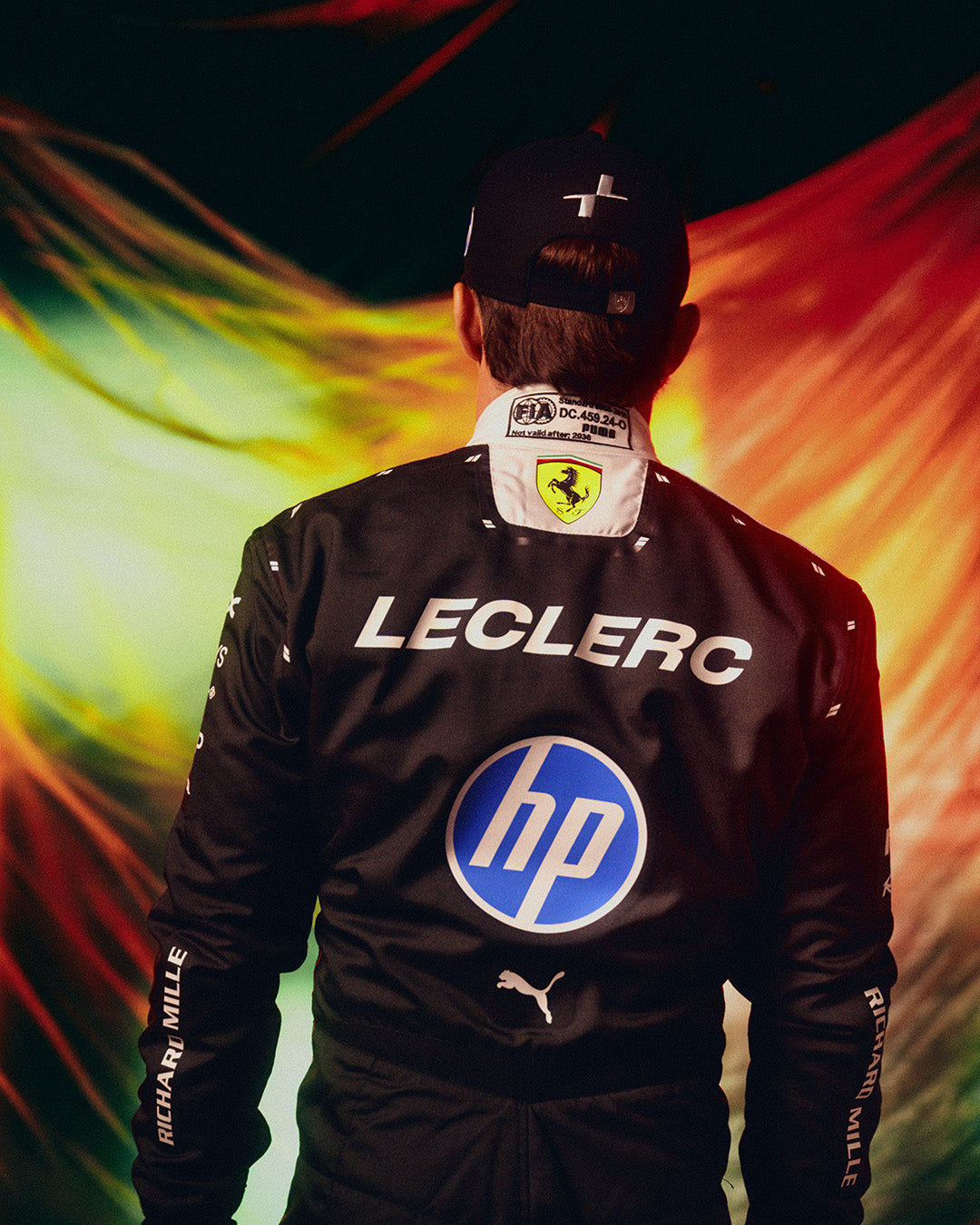 Ferrari F1 Racing Suit 2026 – Black Motorsport inspired Racewear