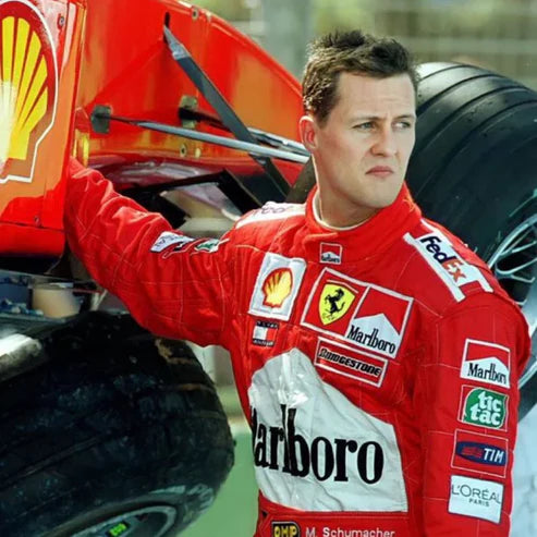 2002 Michael Schumacher Ferrari F2002 F1 Racing Suit Replica