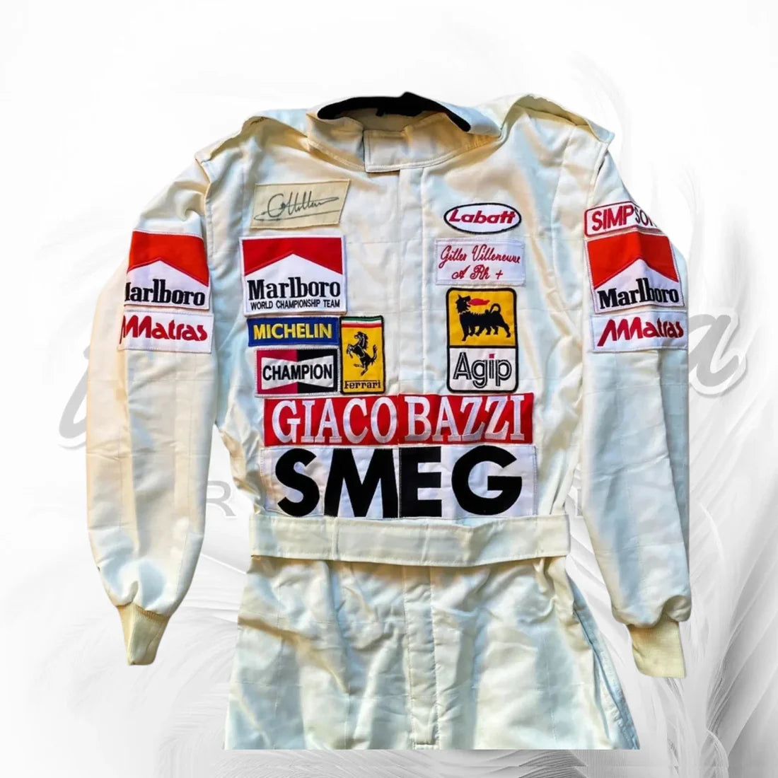 Gilles Villeneuve Ferrari 126C2 Replica Racing Suit | F1 Racewear