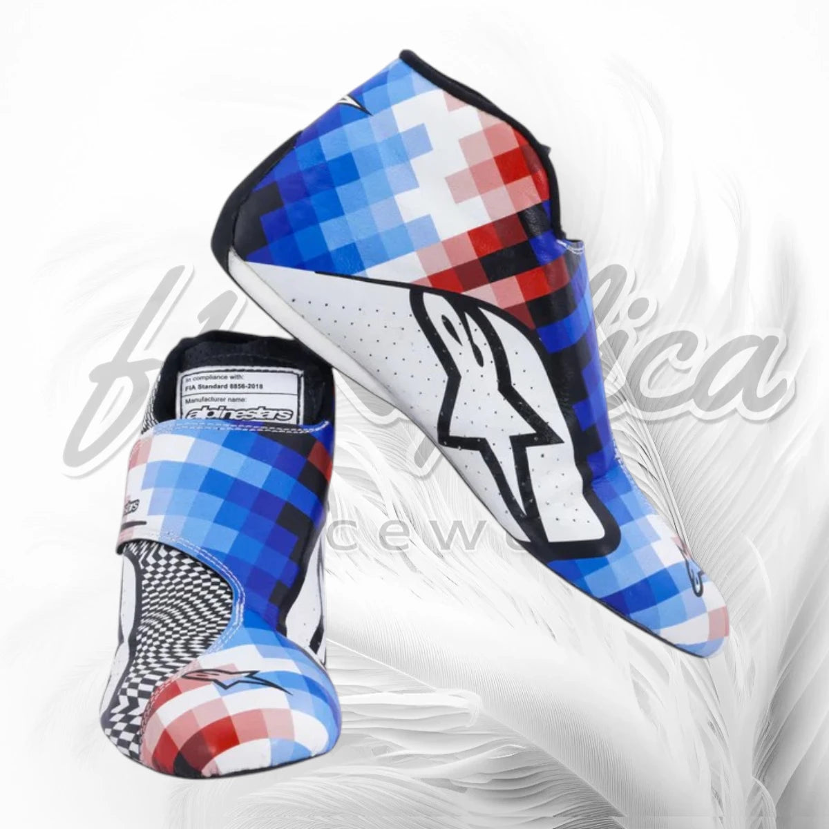 2021 Fernando Alonso Monaco GP Special Used Alpine F1 Boots