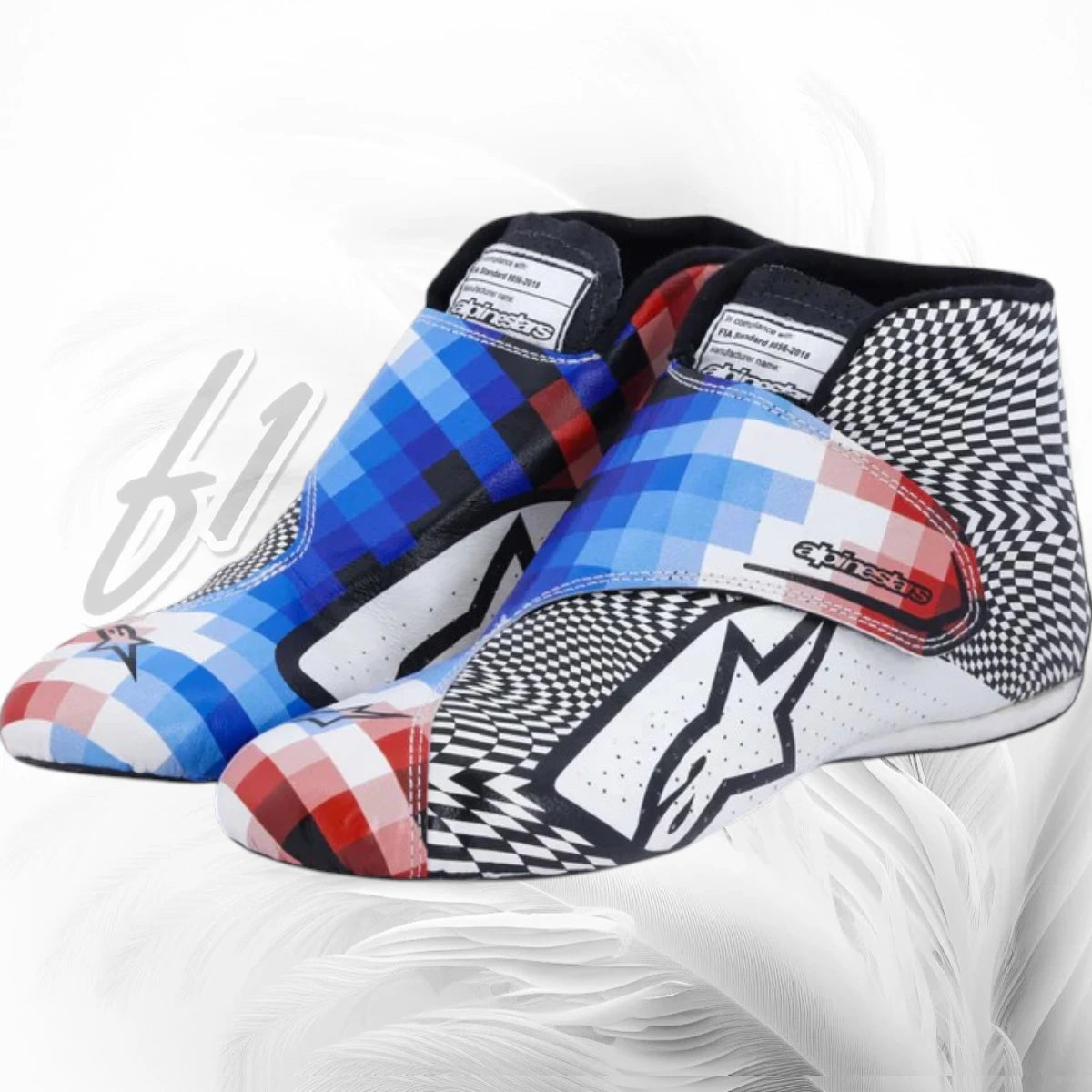 2021 Fernando Alonso Monaco GP Special Used Alpine F1 Boots