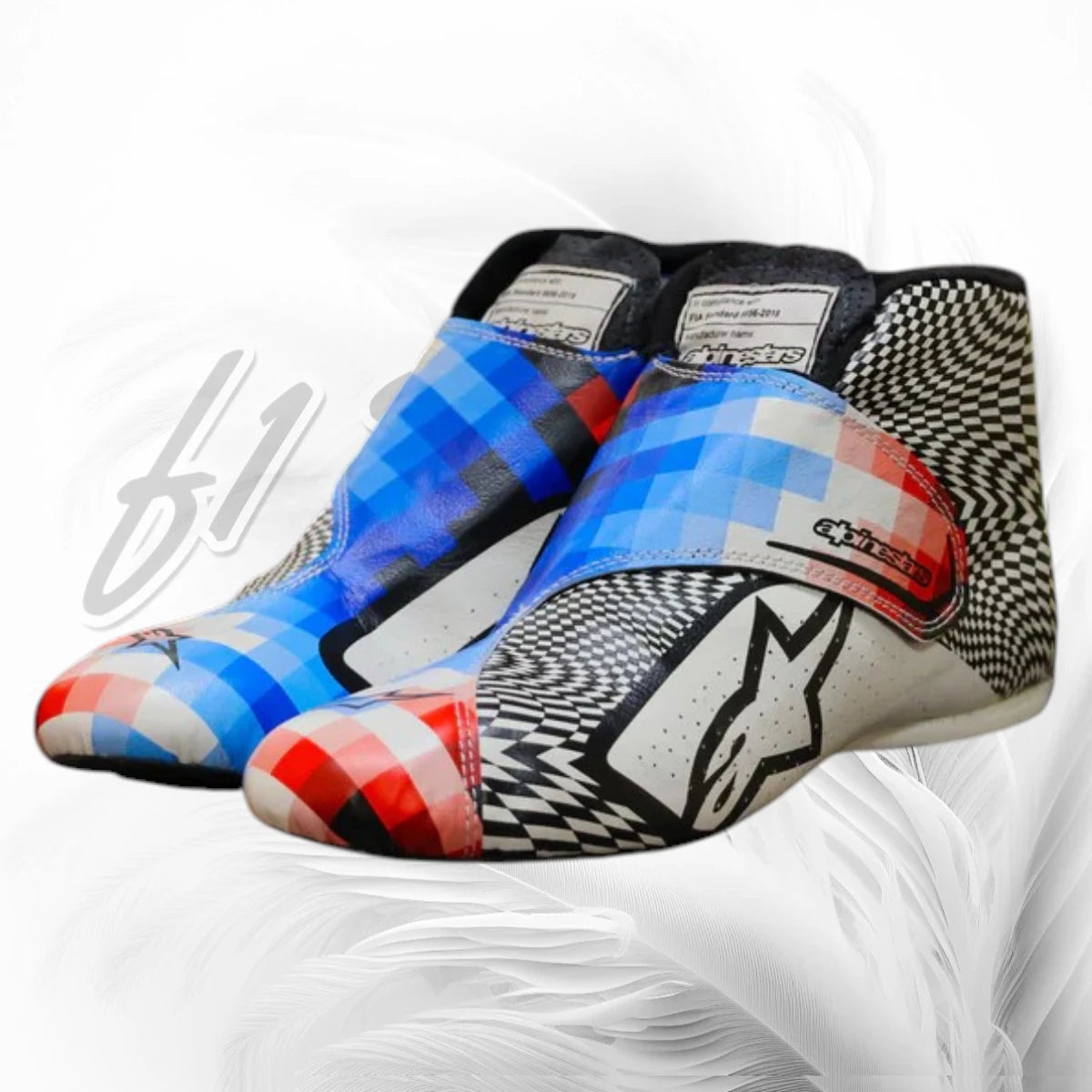 2021 Fernando Alonso Monaco GP Special Used Alpine F1 Boots