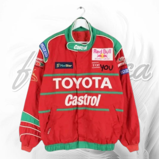 Vintage Toyota Castrol Racing Jacket | Retro Motorsport Team Jacket