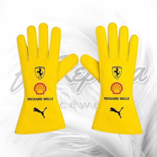 Ferrari F1 Replica Racing Gloves – Premium Motorsport Racing Gloves