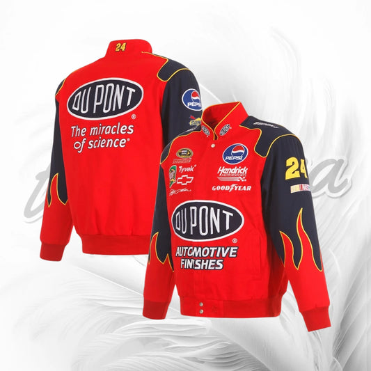 Vintage DuPont Automotive Finishes NASCAR Racing Jacket