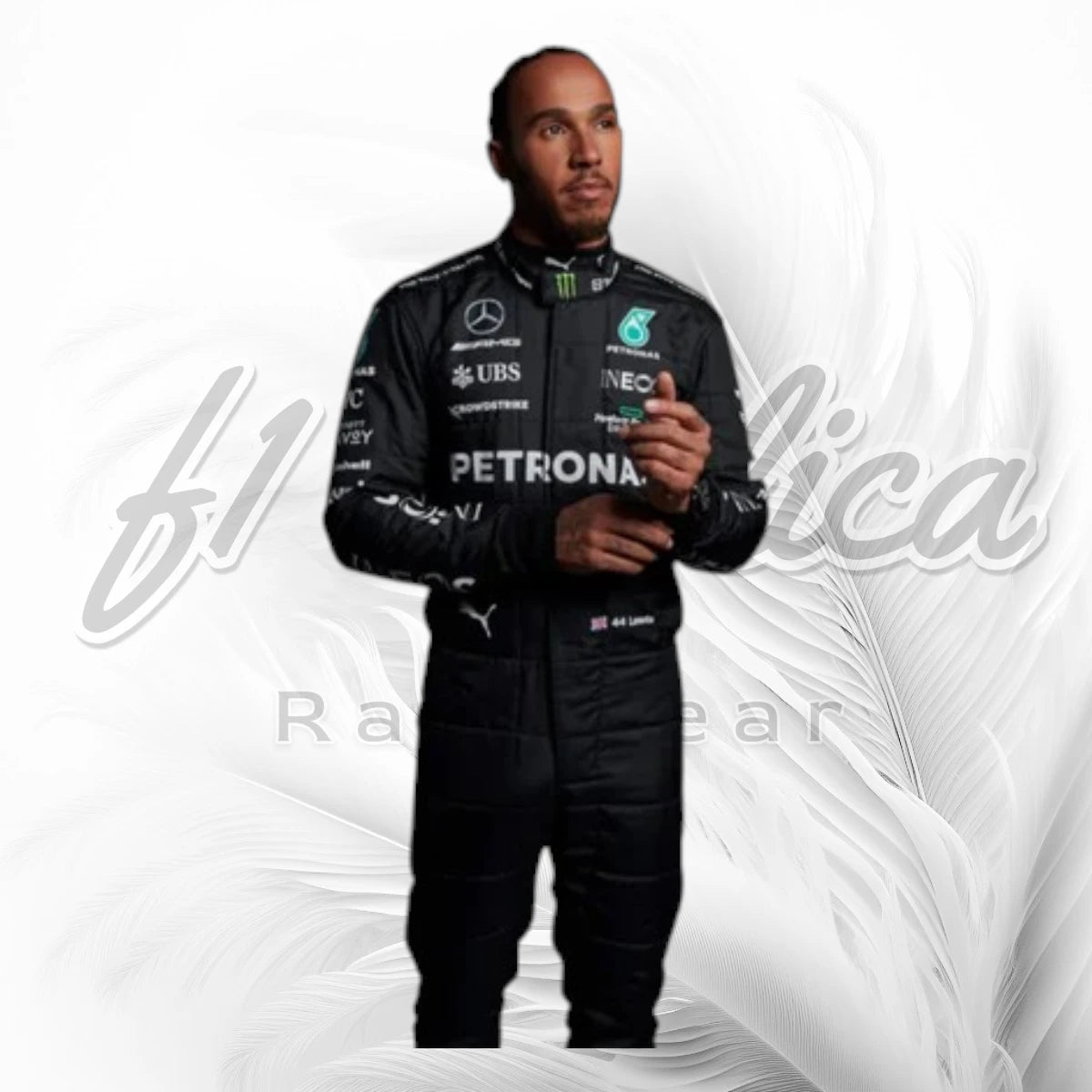 Lewis Hamilton Mercedes AMG Petronas F1 Racing Suit 2023
