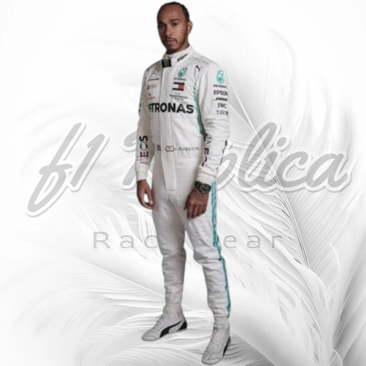 Lewis Hamilton Mercedes AMG Petronas F1 Racing Suit 2019