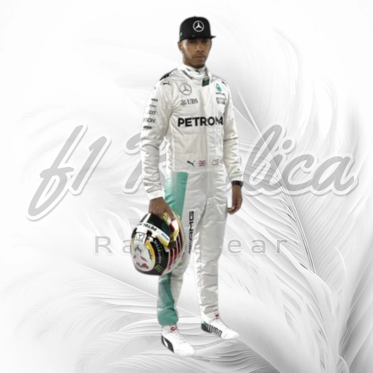 Lewis Hamilton Mercedes AMG Petronas F1 Racing Suit 2017