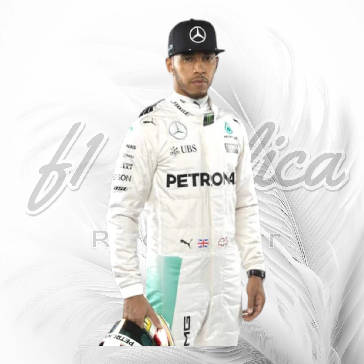 Lewis Hamilton Mercedes AMG Petronas F1 Racing Suit 2017