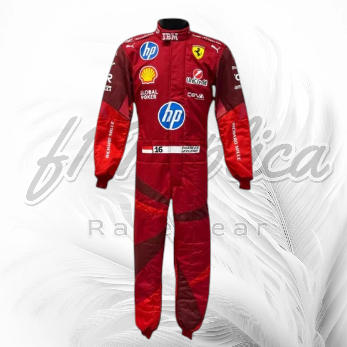 Charles Leclerc Ferrari F1 Racing Suit 2025 Las Vegas GP