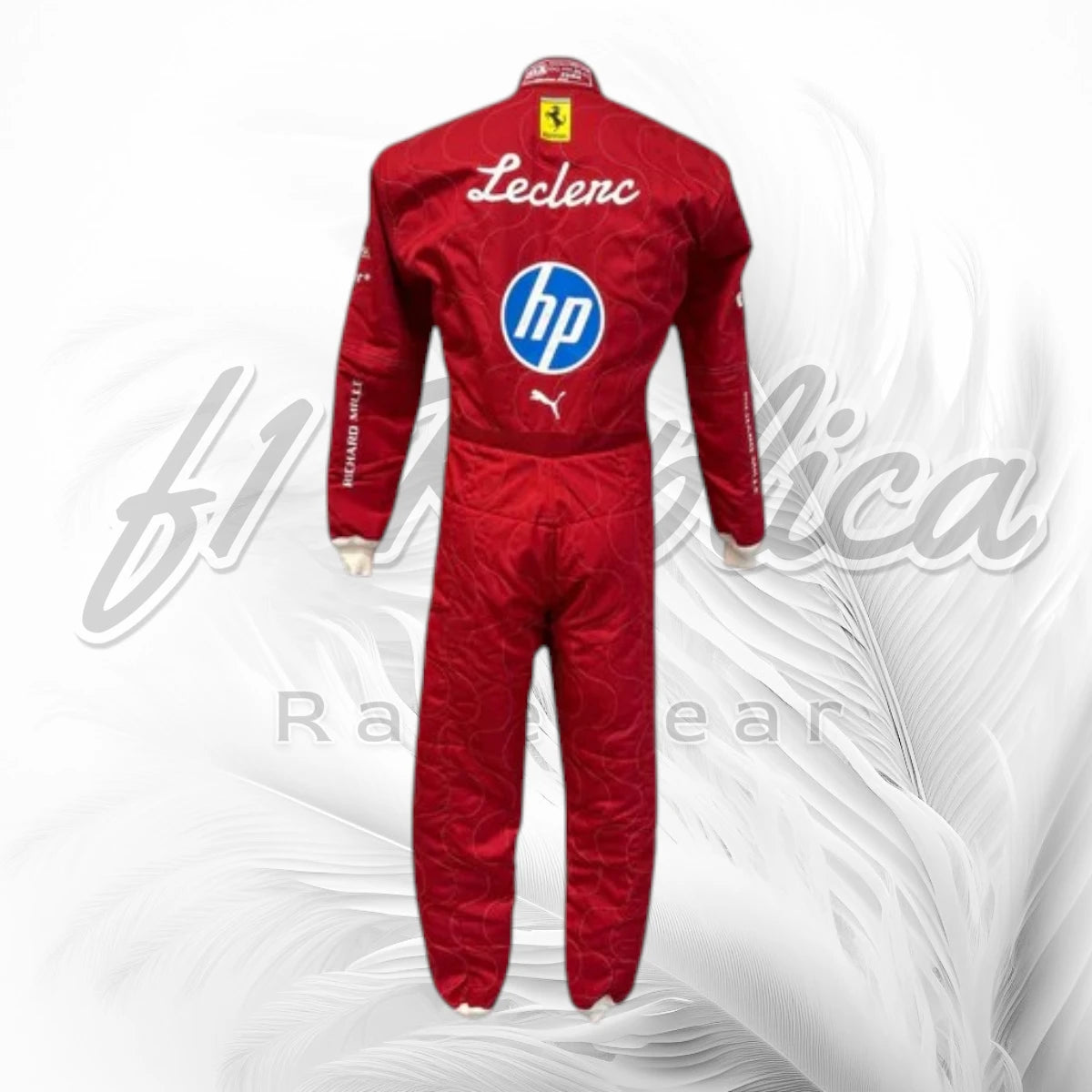 Charles Leclerc Ferrari F1 Racing Suit Replica 2025 Monza GP