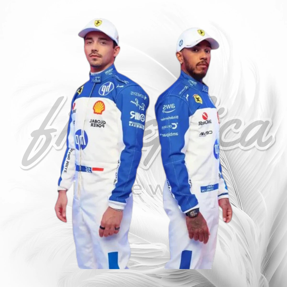 Charles Leclerc Ferrari Miami GP Edition F1 Racing Suit Replica 2025