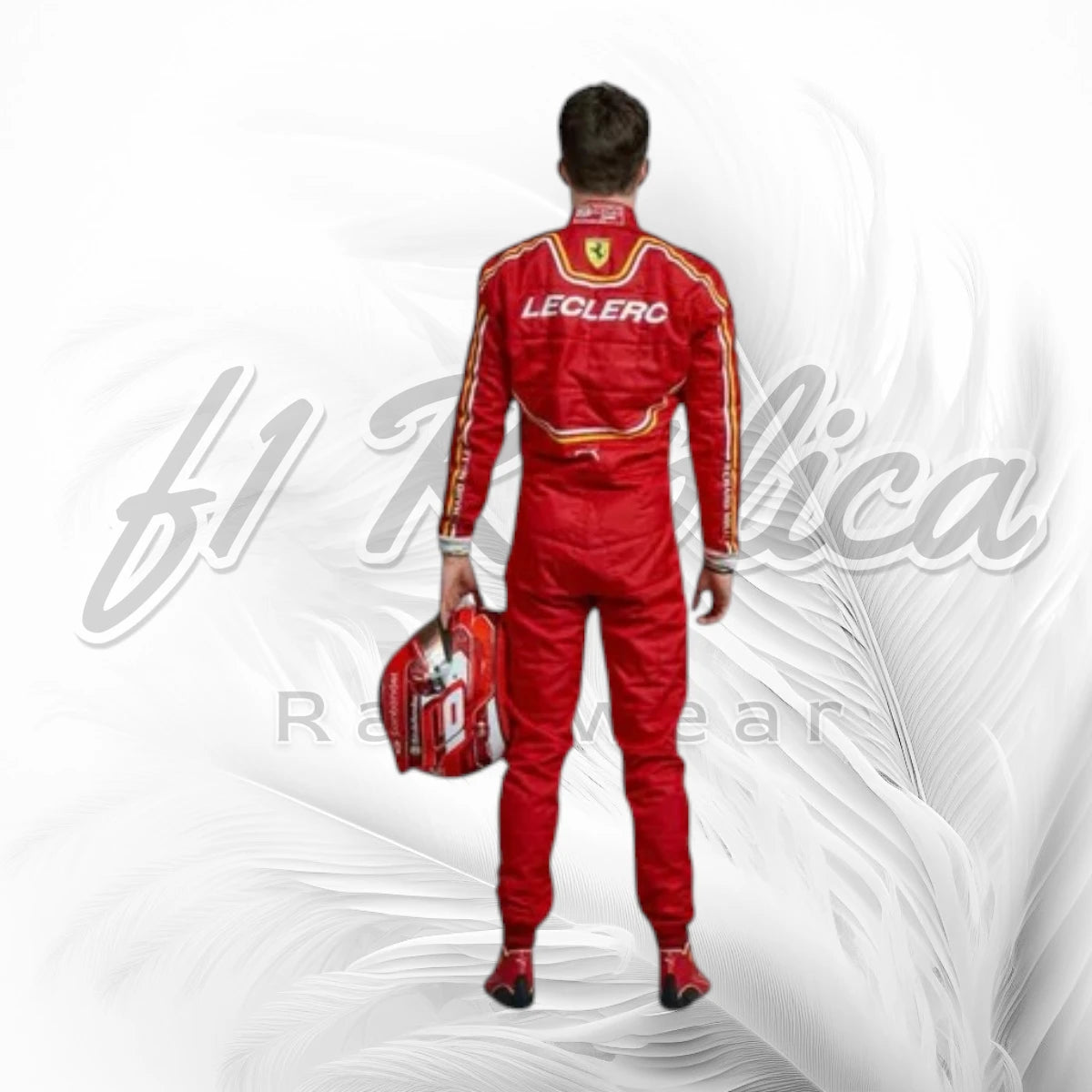 Charles Leclerc Ferrari Heritage Edition F1 Racing Suit 2024