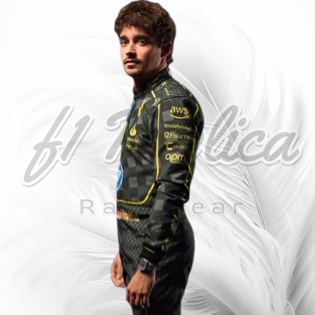 Charles Leclerc Ferrari Carbon Edition F1 Racing Suit 2024