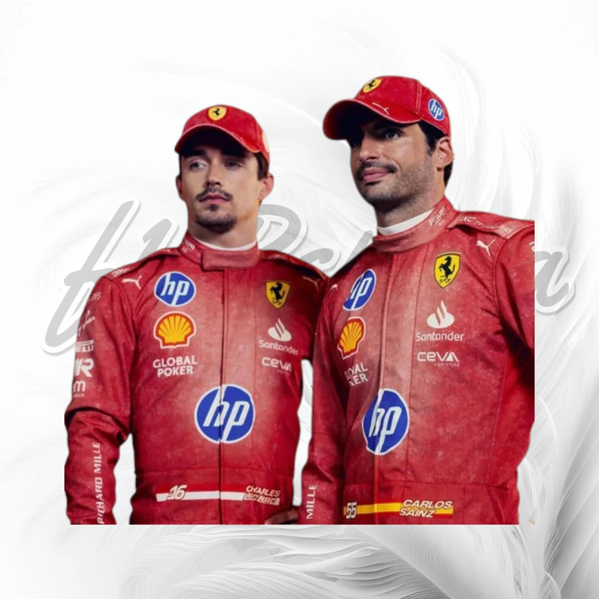 Charles Leclerc 2024 Las Vegas GP F1 Racing Suit