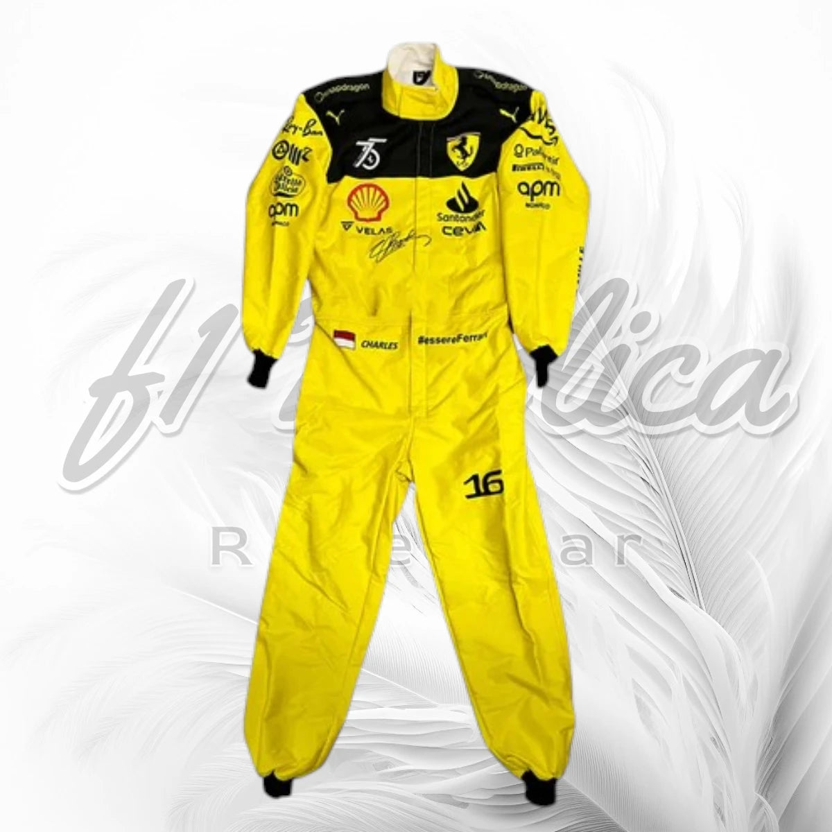 Charles Leclerc 2022 75th Anniversary F1 Racing Suit