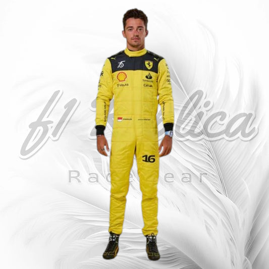 Charles Leclerc 2022 75th Anniversary F1 Racing Suit