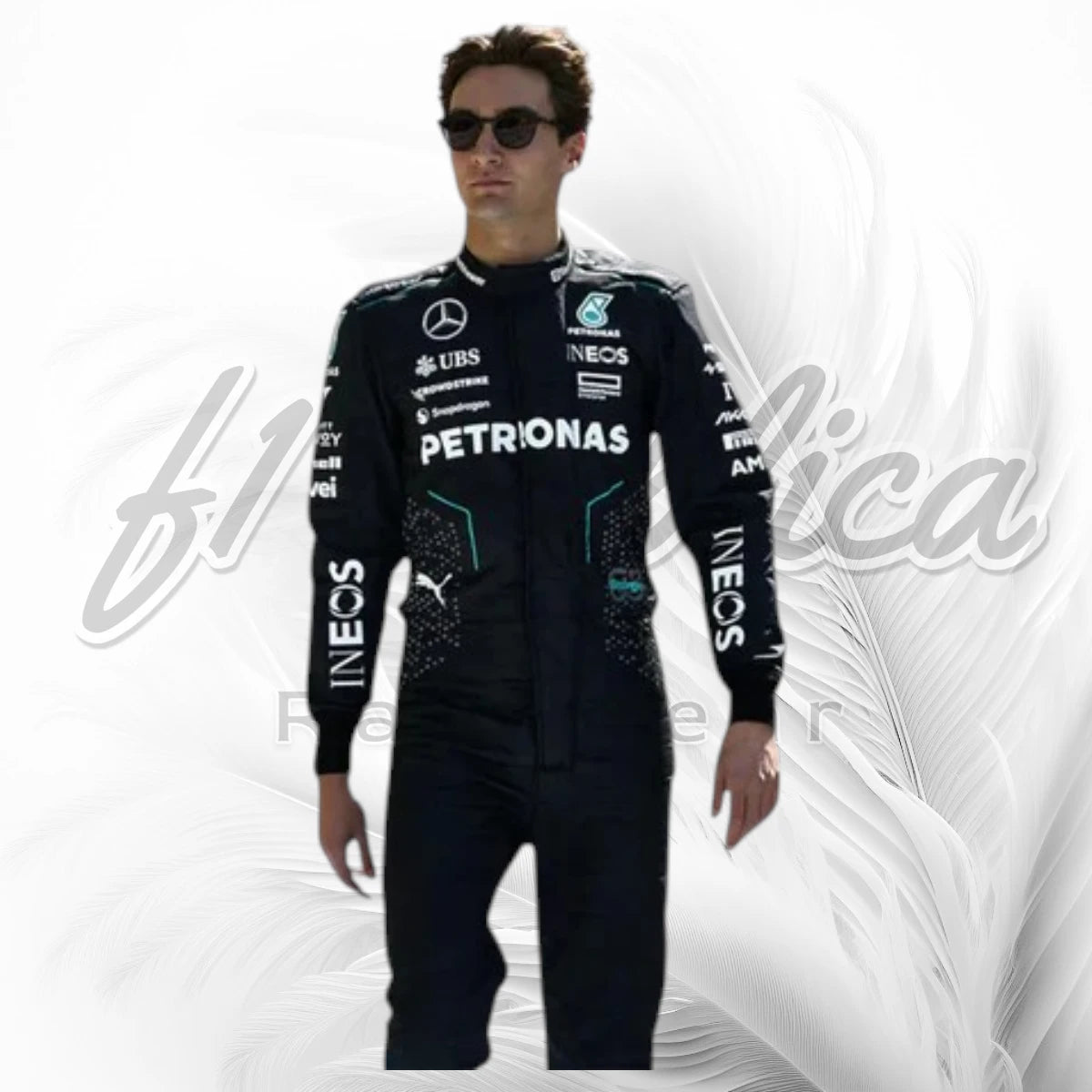 George Russell Mercedes-AMG Petronas Black F1 Racing 2024