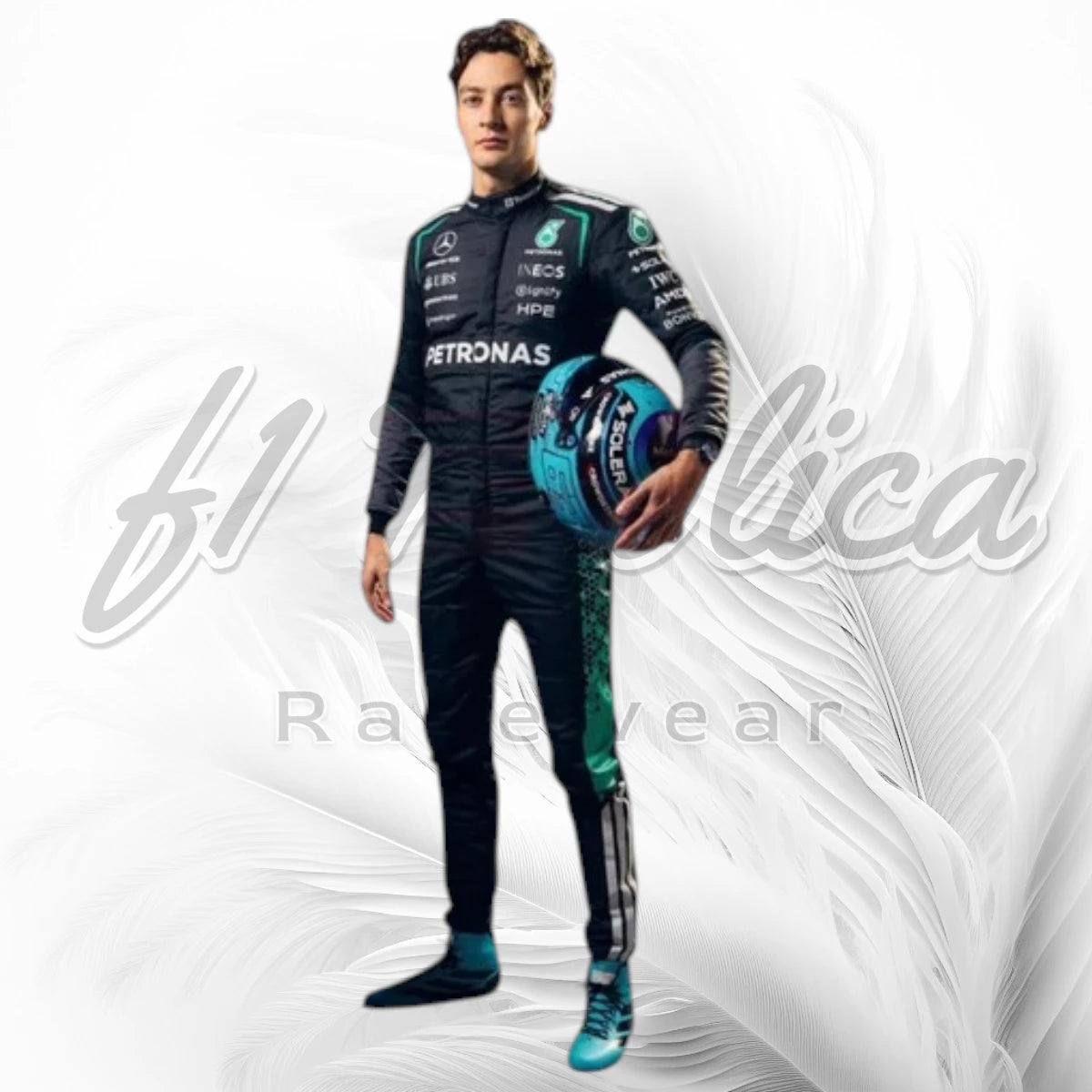 George Russell Mercedes-AMG Petronas F1 Racing Suit Replica 2026