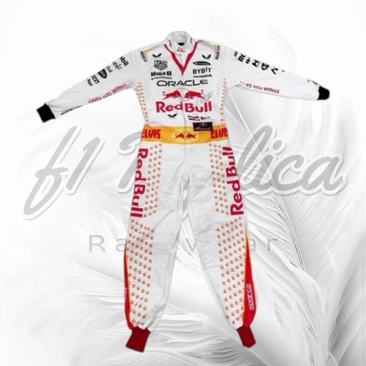 Max Verstappen 2023 Las Vegas Grand Prix White F1 Racing Suit