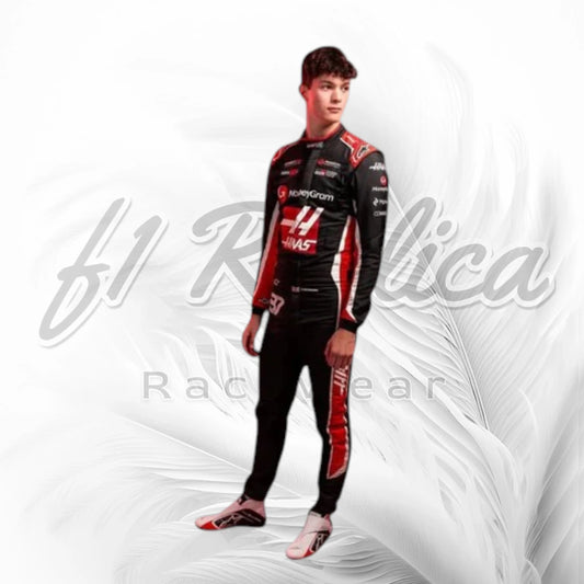 Oliver Bearman 2025 MoneyGram Haas F1 Team Racing Suit