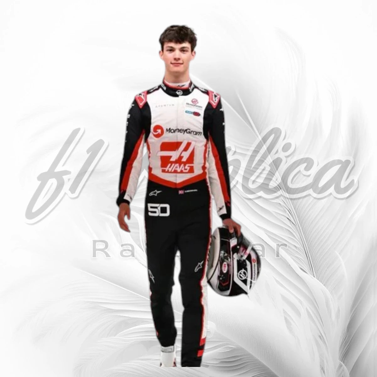 Oliver Bearman 2024 MoneyGram Haas F1 Team Racing Suit
