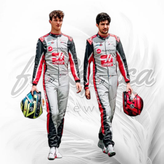 Oliver Bearman & Esteban Ocon 2025 Canadian Grand Prix Haas F1 Racing Suit