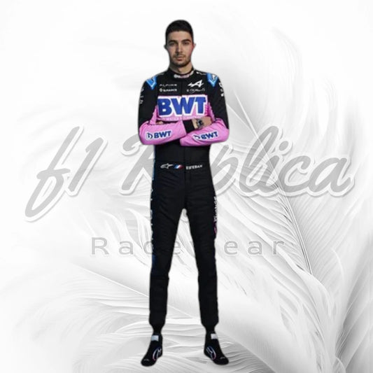 Esteban Ocon 2024 BWT Alpine F1 Team Racing Suit