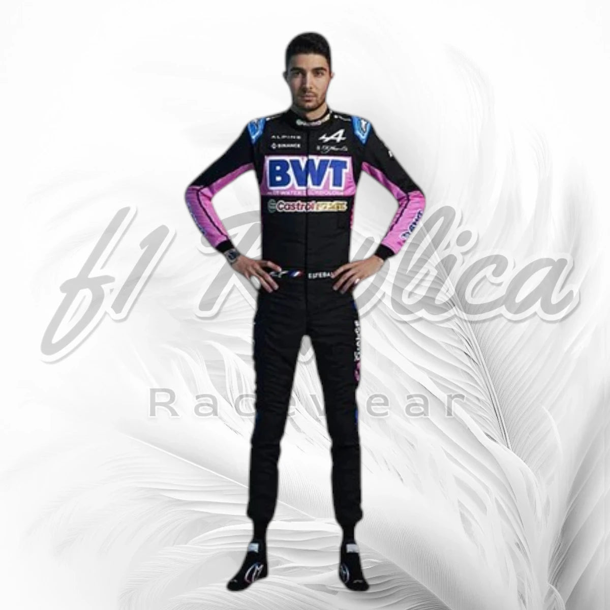 Esteban Ocon 2024 BWT Alpine F1 Team Racing Suit
