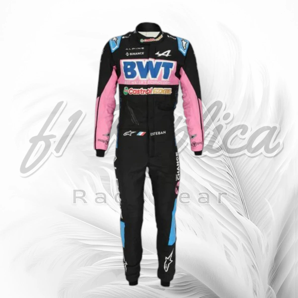 Esteban Ocon 2022 BWT Alpine F1 Team Racing Suit