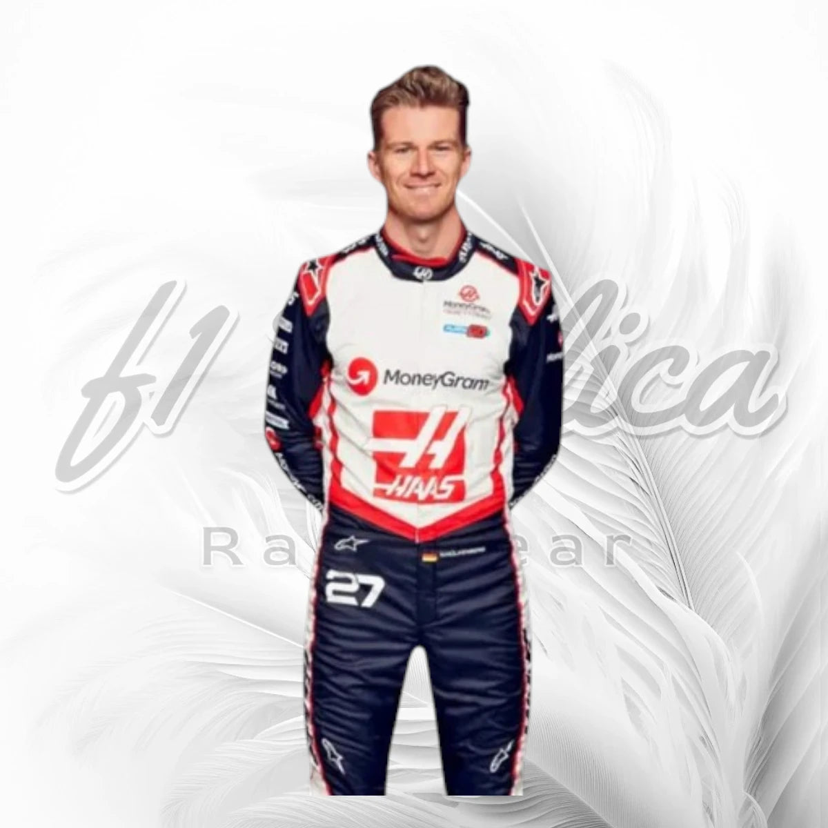 Nico Hülkenberg 2024 Haas F1 Team Racing Suit