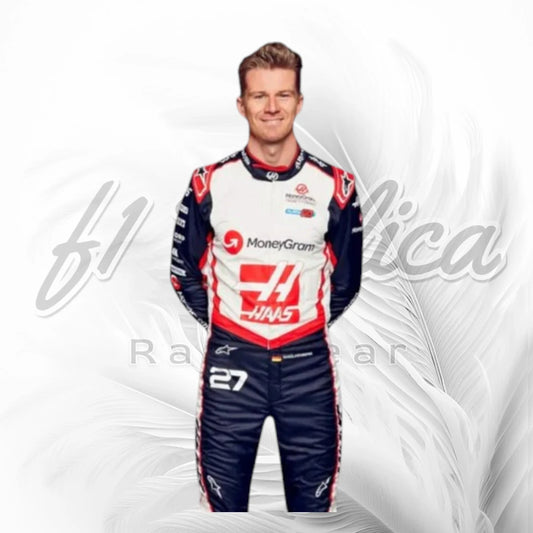 Nico Hülkenberg 2024 Haas F1 Team Racing Suit