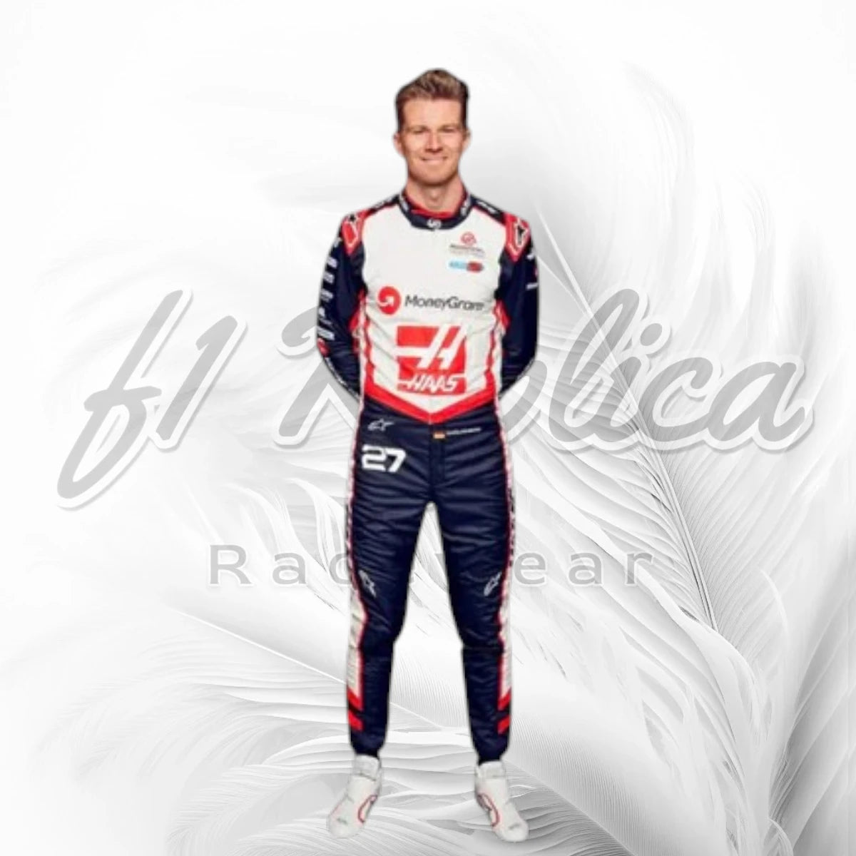 Nico Hülkenberg 2024 Haas F1 Team Racing Suit