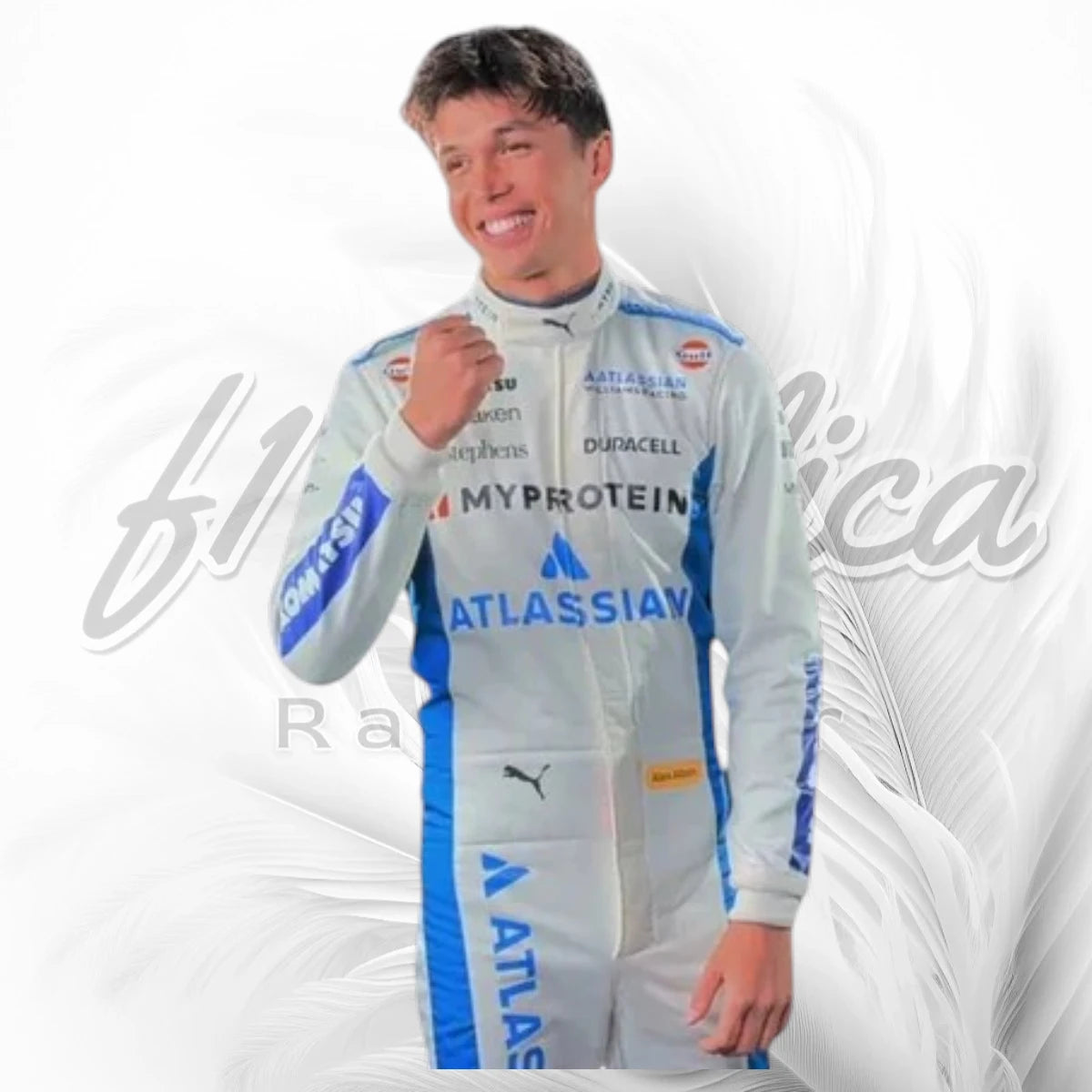 Alex Albon 2025 Williams Racing F1 Racing Suit Replica