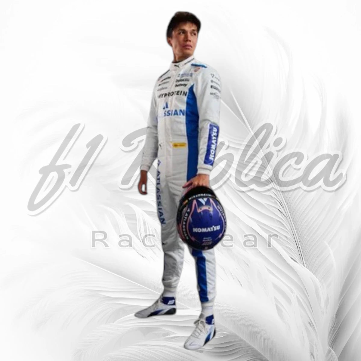 Alex Albon 2025 Williams Racing F1 Racing Suit Replica
