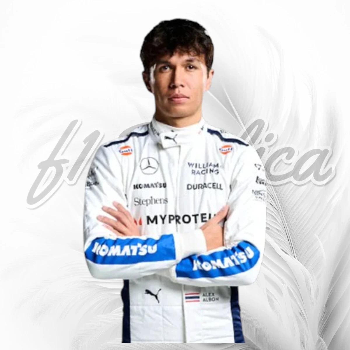 Alex Albon 2024 Williams Racing F1 Racing Suit Replica