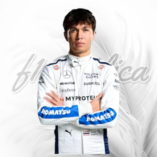 Alex Albon 2024 Williams Racing F1 Racing Suit Replica