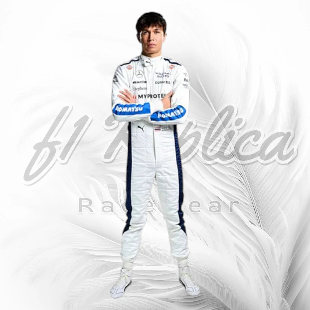 Alex Albon 2024 Williams Racing F1 Racing Suit Replica