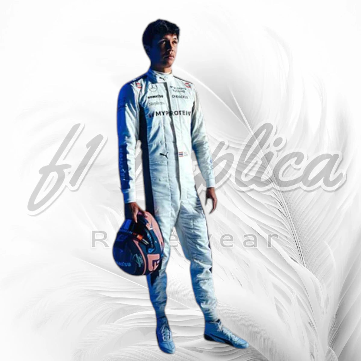 Alex Albon 2024 Williams Racing F1 Racing Suit Replica