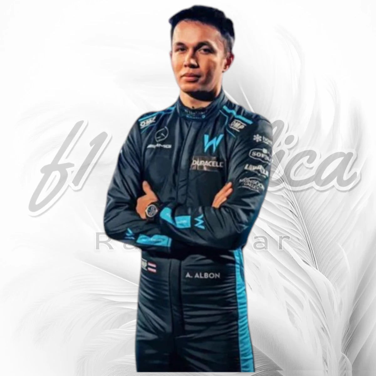 Alex Albon 2022 Williams Racing F1 Racing Suit Replica