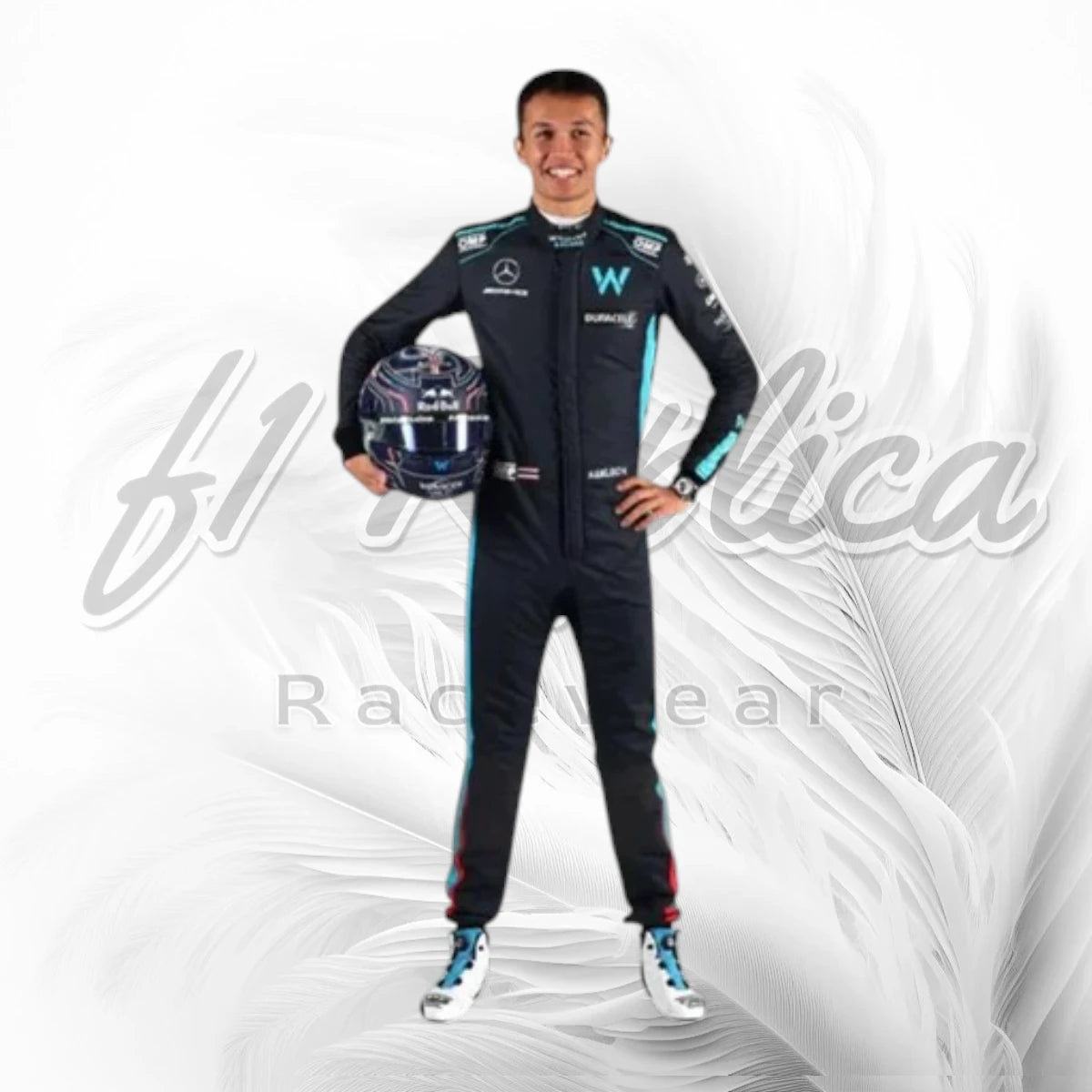 Alex Albon 2022 Williams Racing F1 Racing Suit Replica