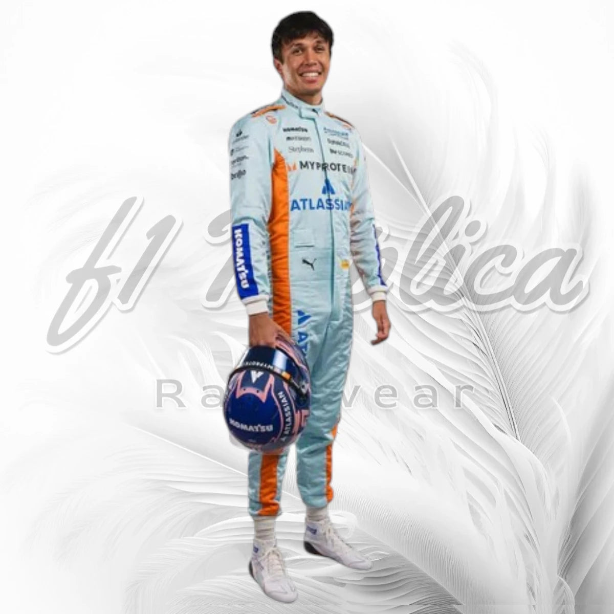 Alex Albon 2025 São Paulo GP Williams Racing F1 Racing Suit Replica