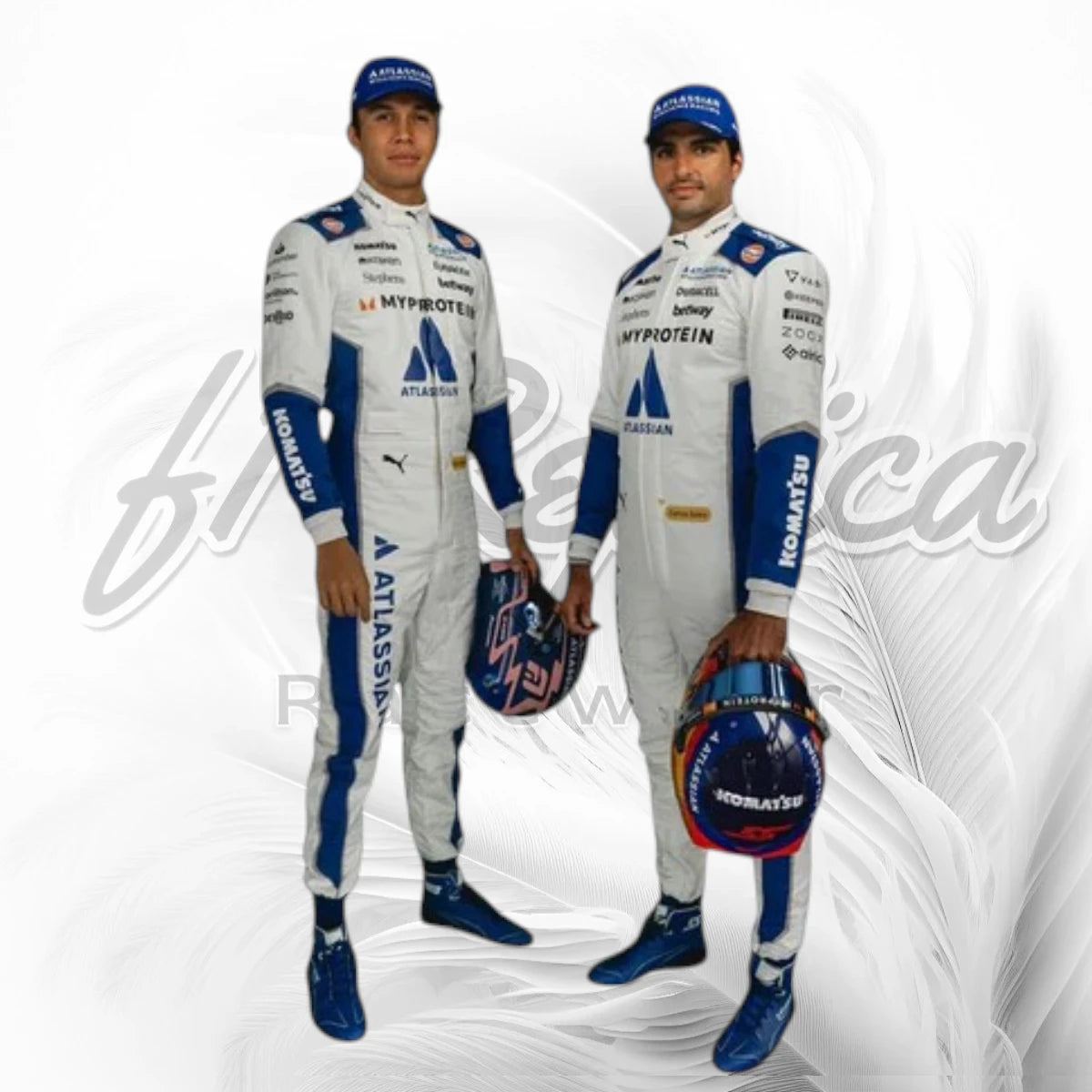 Alex Albon 2025 Williams Racing F1 Racing Suit Replica