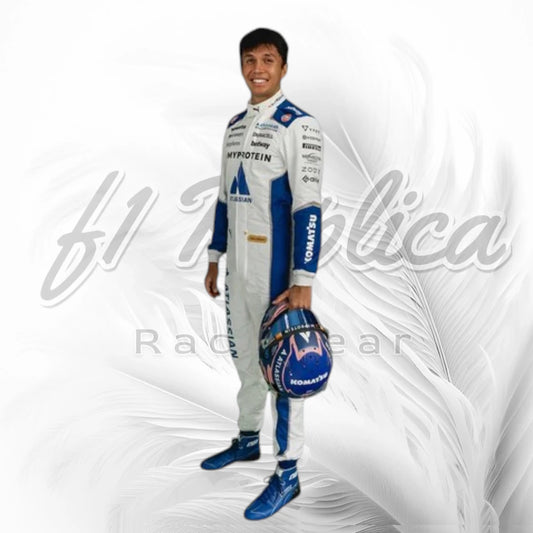 Alex Albon 2025 Williams Racing F1 Racing Suit Replica