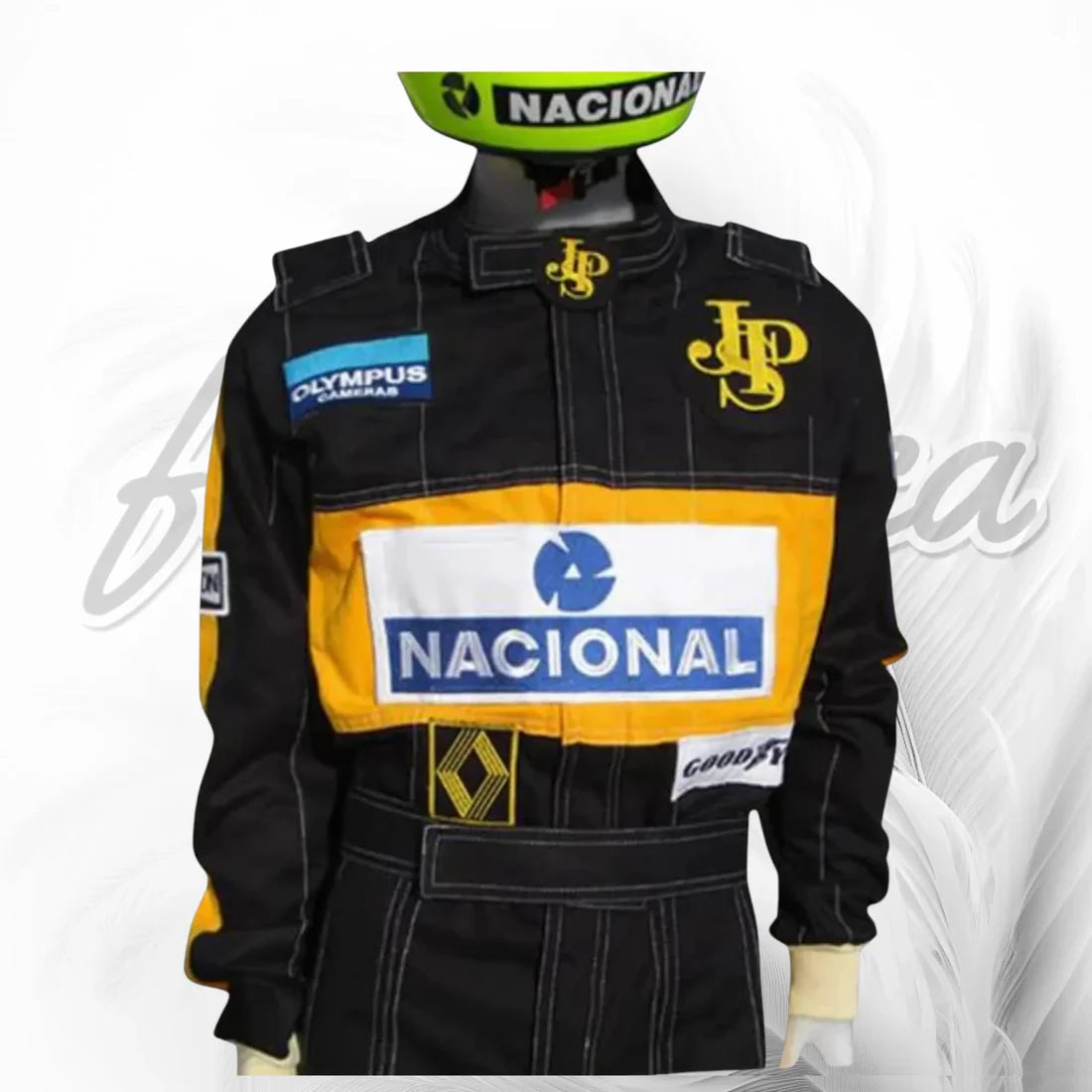Ayrton Senna Lotus Renault JPS Replica Racing Suit | F1 Racewear