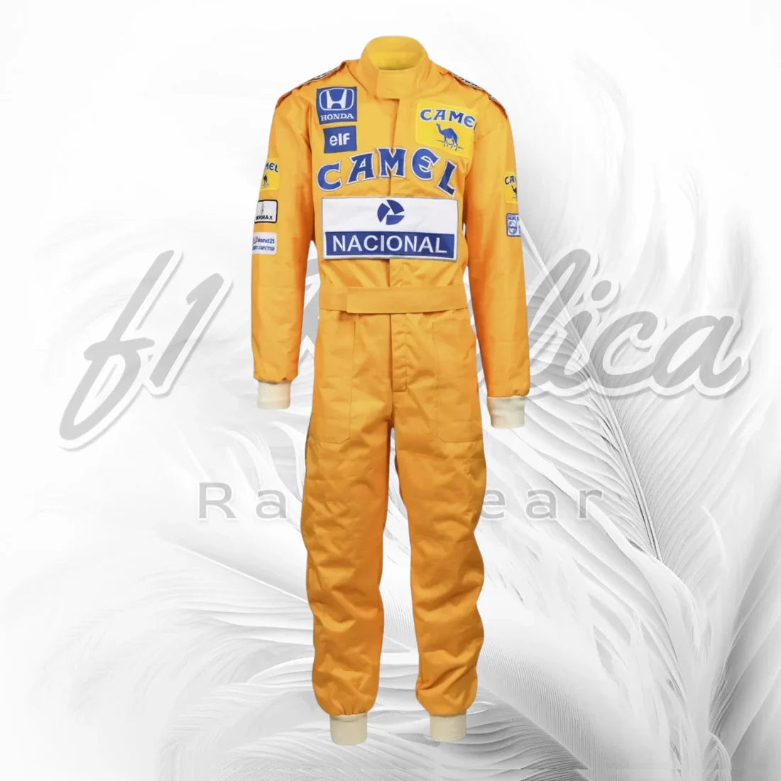 Ayrton Senna Lotus Honda Camel Replica Racing Suit | F1 Racewear