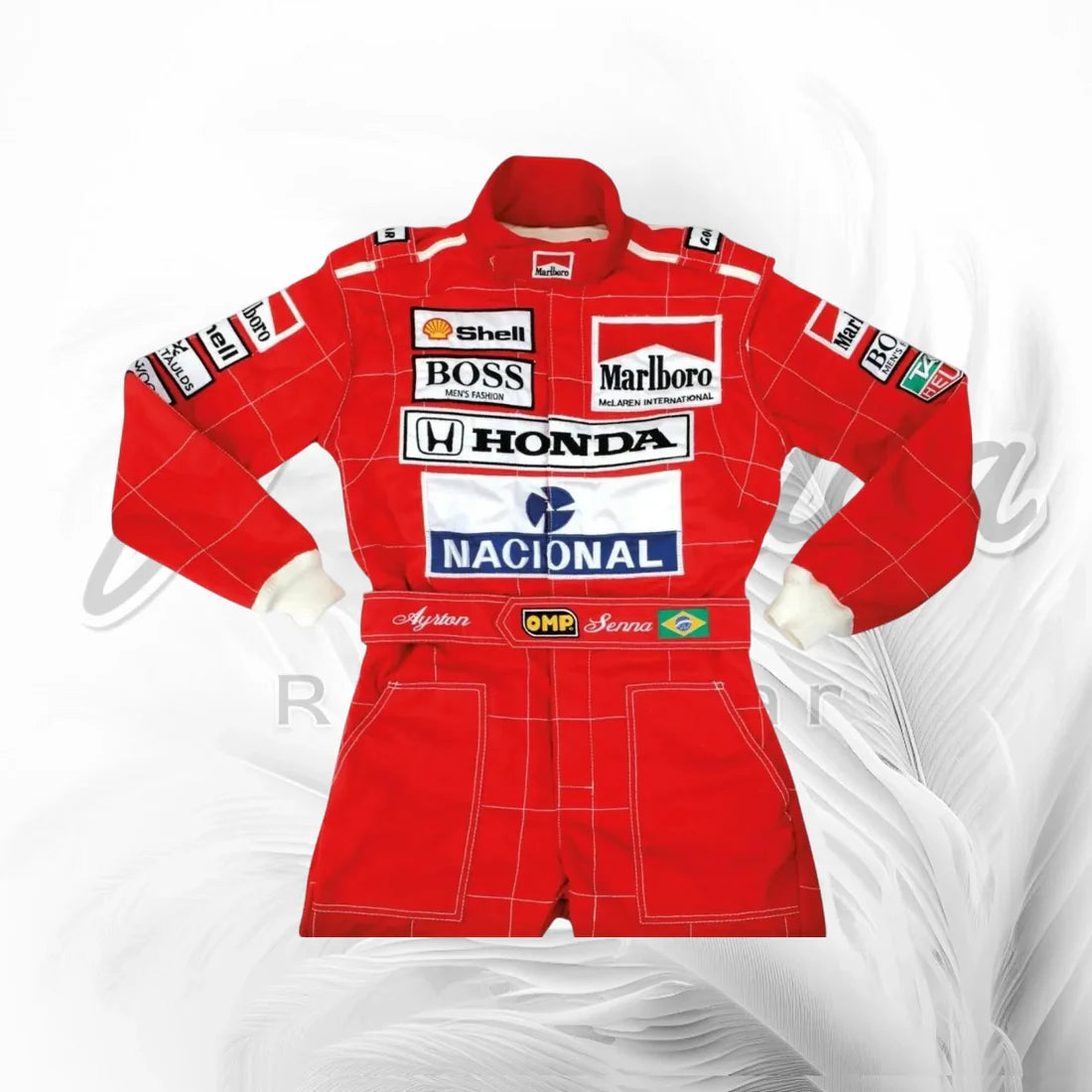 Ayrton Senna McLaren Honda Marlboro Replica Racing Suit | F1 Racewear