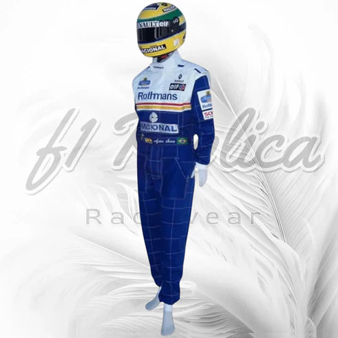 Ayrton Senna Williams FW16 Rothmans Replica Racing Suit | F1 Racewear